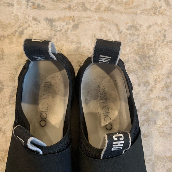 Jimmy Choo Velvet Knit Sneakers - Picture 4 of 6